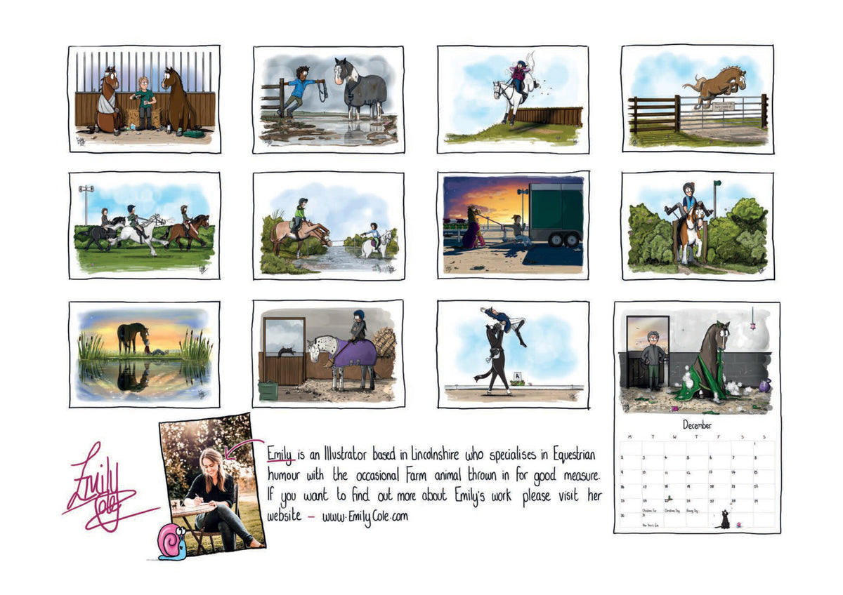 2024 Emily Cole Calendar Exclusively Equine