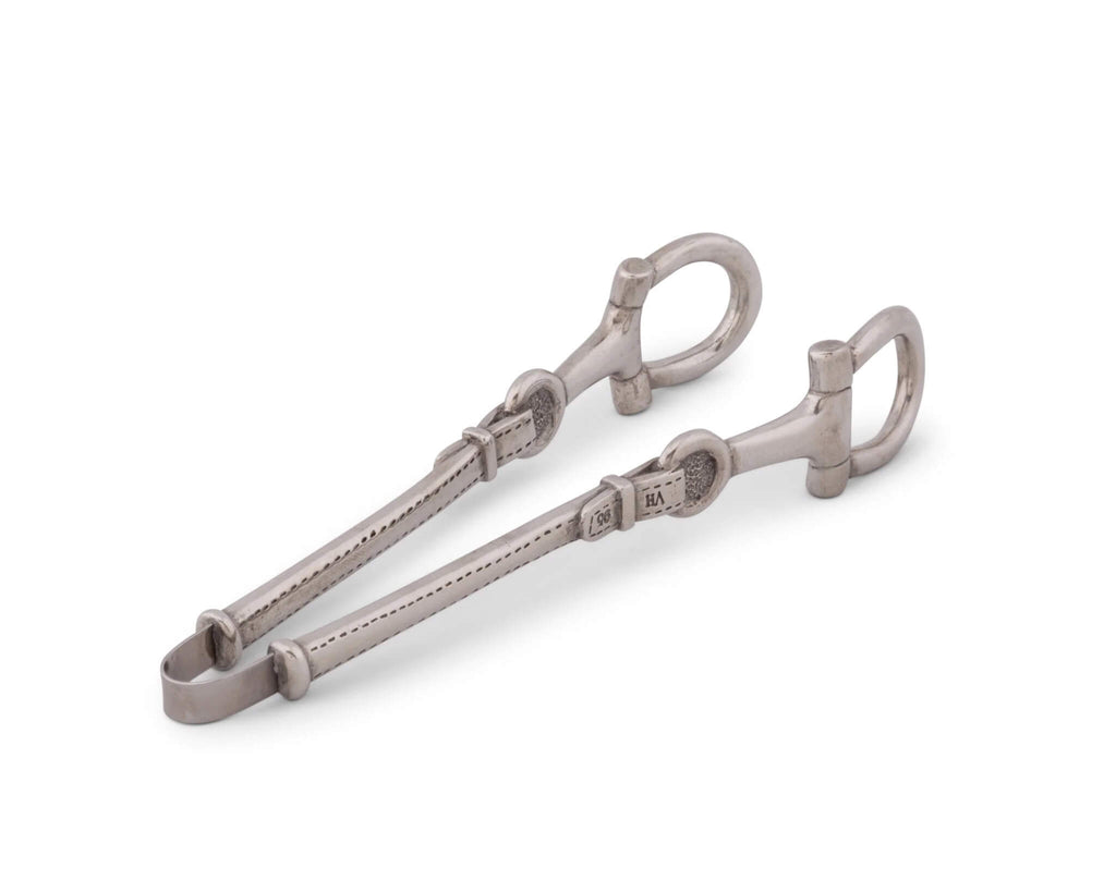 Snaffle Bit Pewter Ice Tong