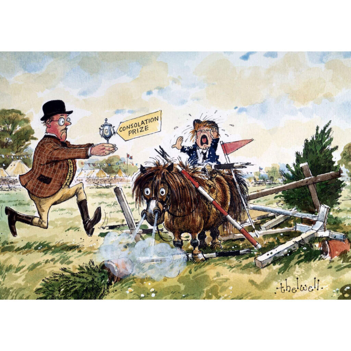 Thelwell Assorted Pony Notecards – Set Of 10 Whimsical A6 Cards With E - View #4