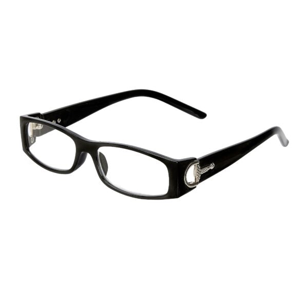 Reading Glasses with Snaffle Bit Detail