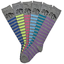 Horse Head Striped Socks