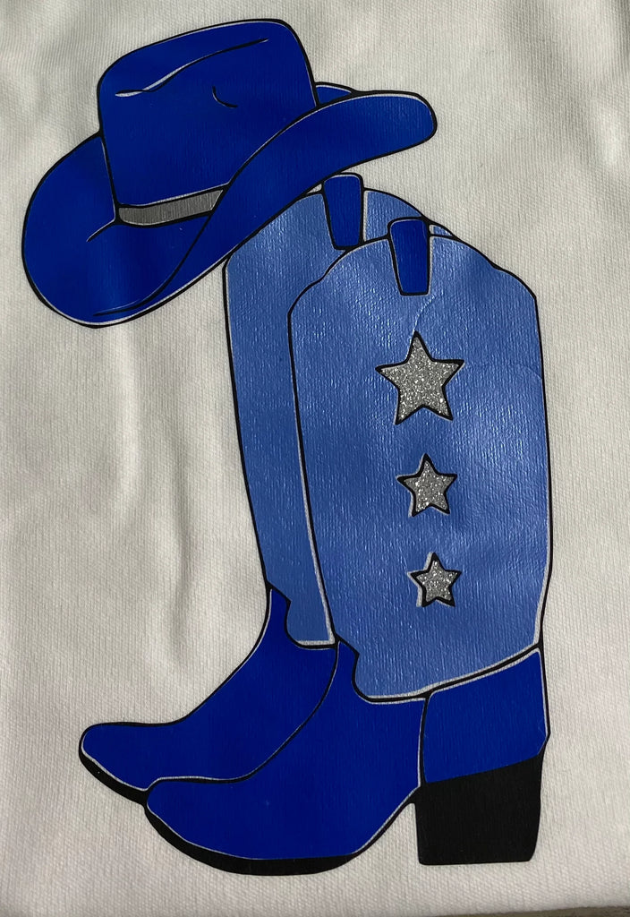 Cowboy Boot & Hat  T Shirt