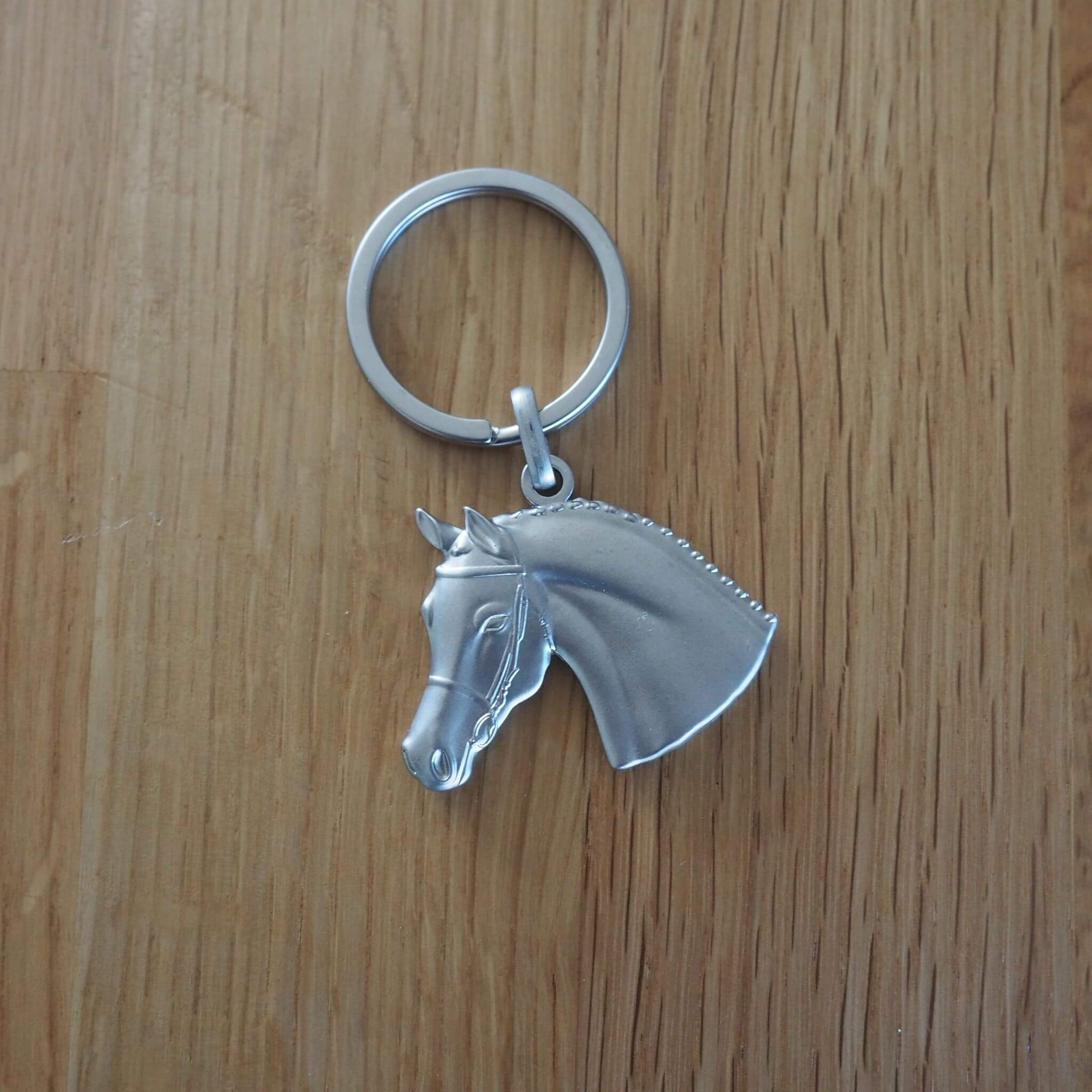 Fresian Horse Keyring, Gold plated keychain, Key ring buy with a dog, Solid key pendant, Gift Box available