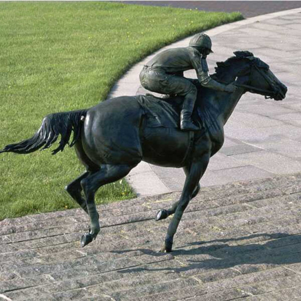 Bronze Race Horse Statues