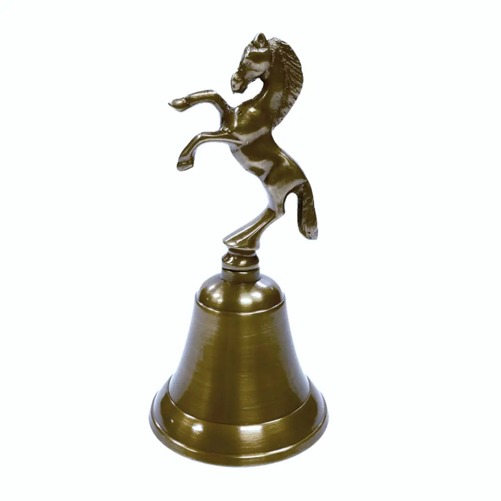 Antiqued Brass Horse Bell