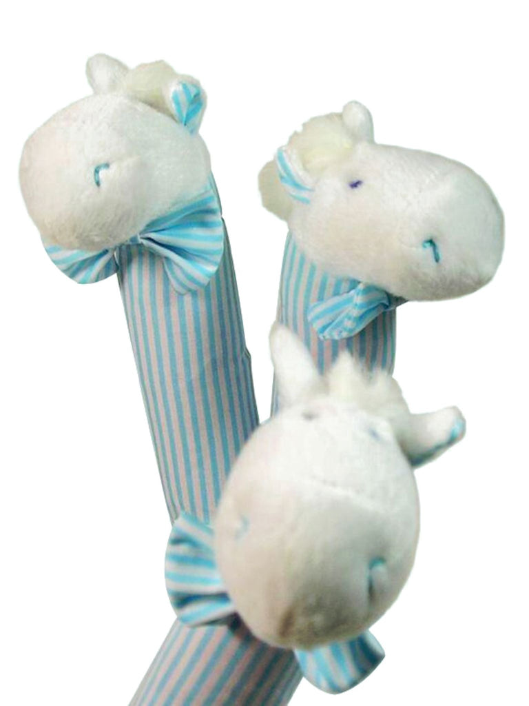 Aqua Stripe Pony Squeaker