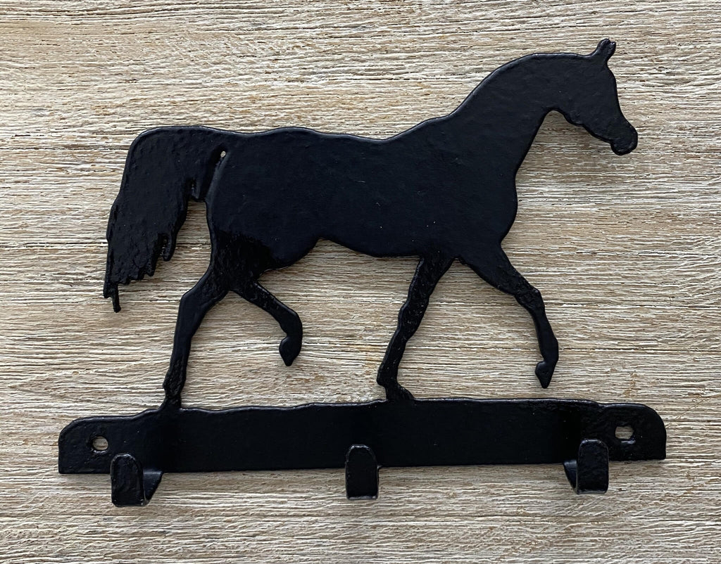 Arab Horse 3 Hook Key Rack