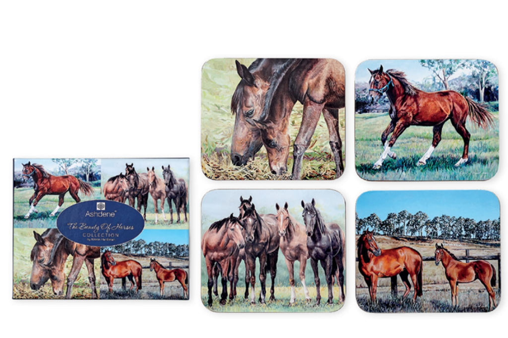 Beauty Of Horses Coaster - 4 pack