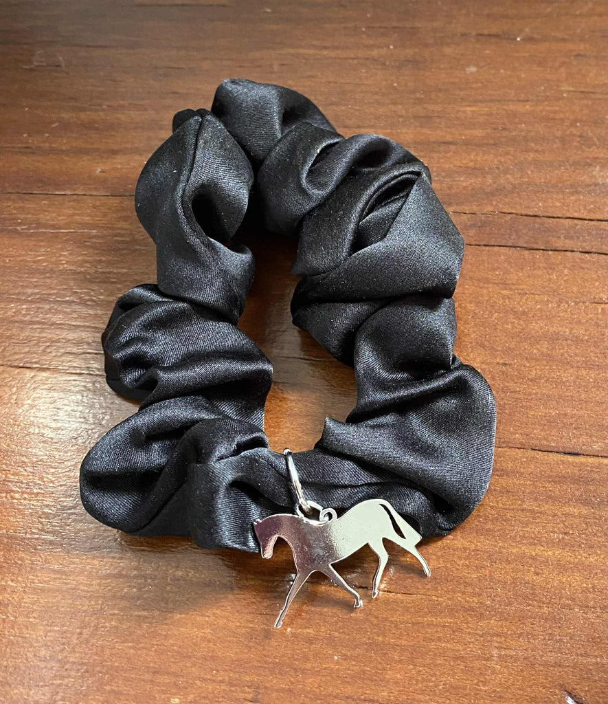 Black Horse Scrunchie