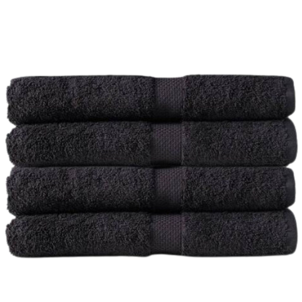 Black Royal Ascot Towels -Silver Snaffle Bit Design