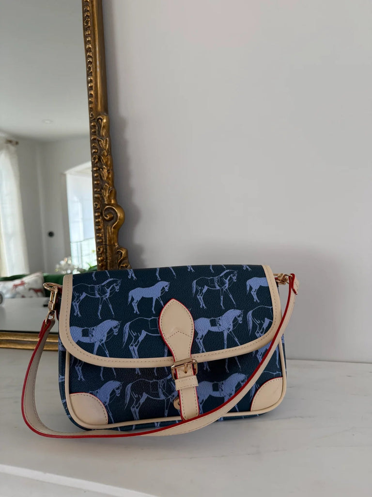 Blue Horse Handbag