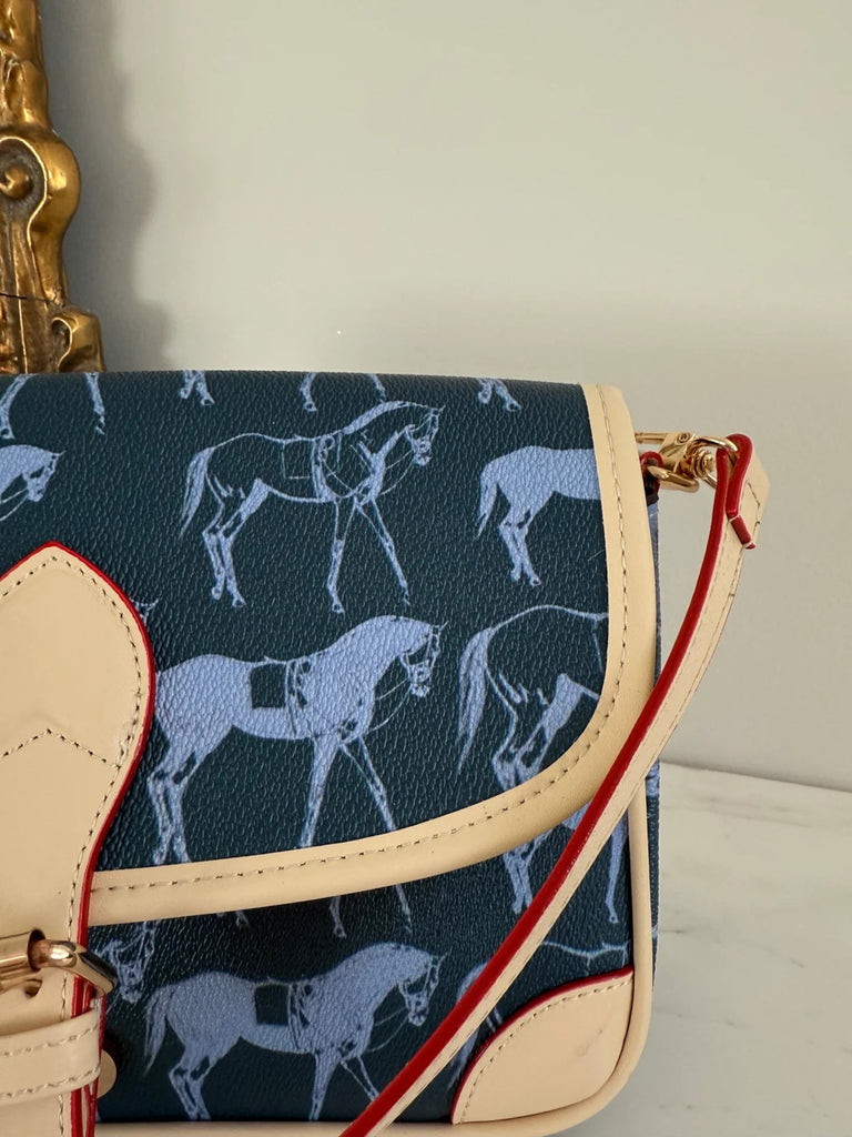 Blue Horse Handbag