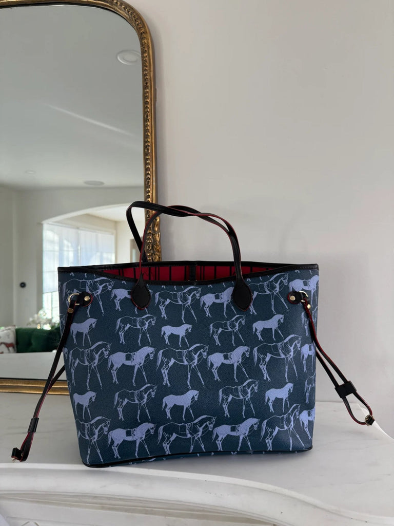 Blue Horse Tote
