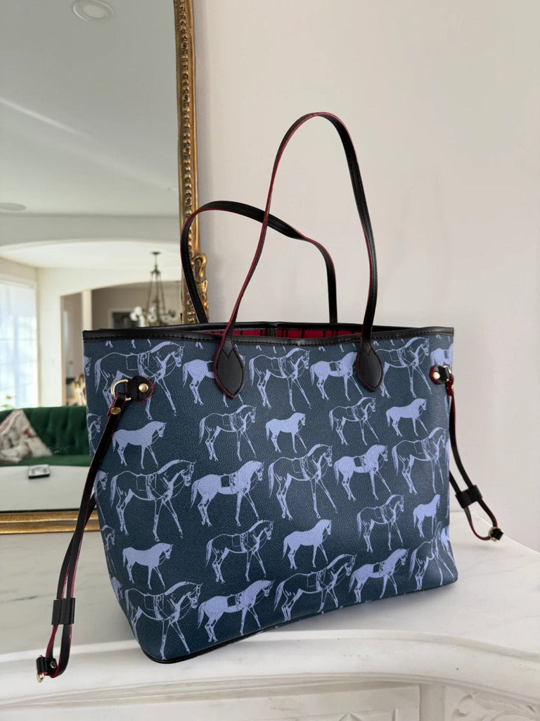 Blue Horse Tote