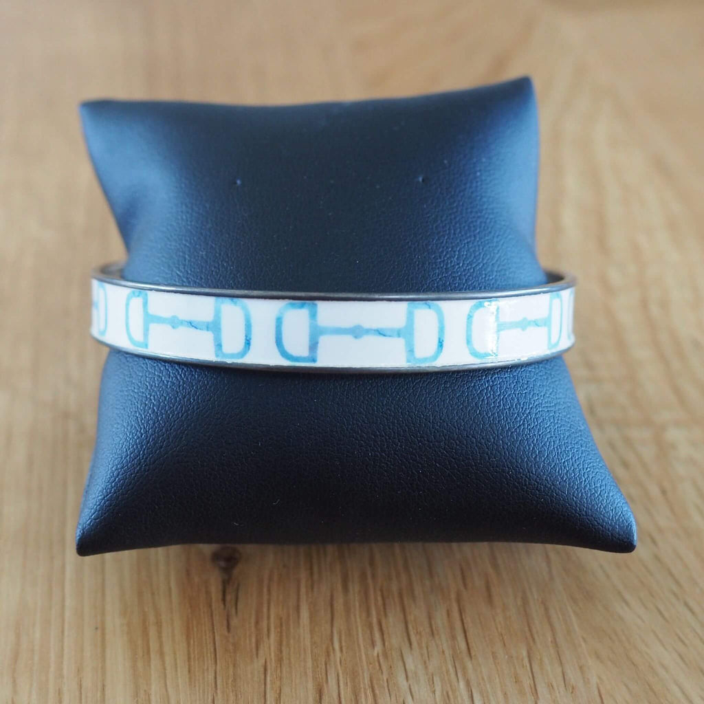 Blue Snaffle  Bit Bangle