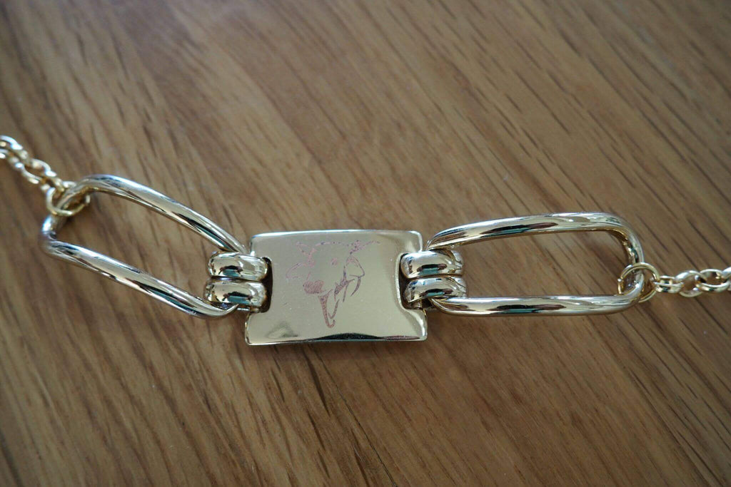 Gold Brahman Bracelet