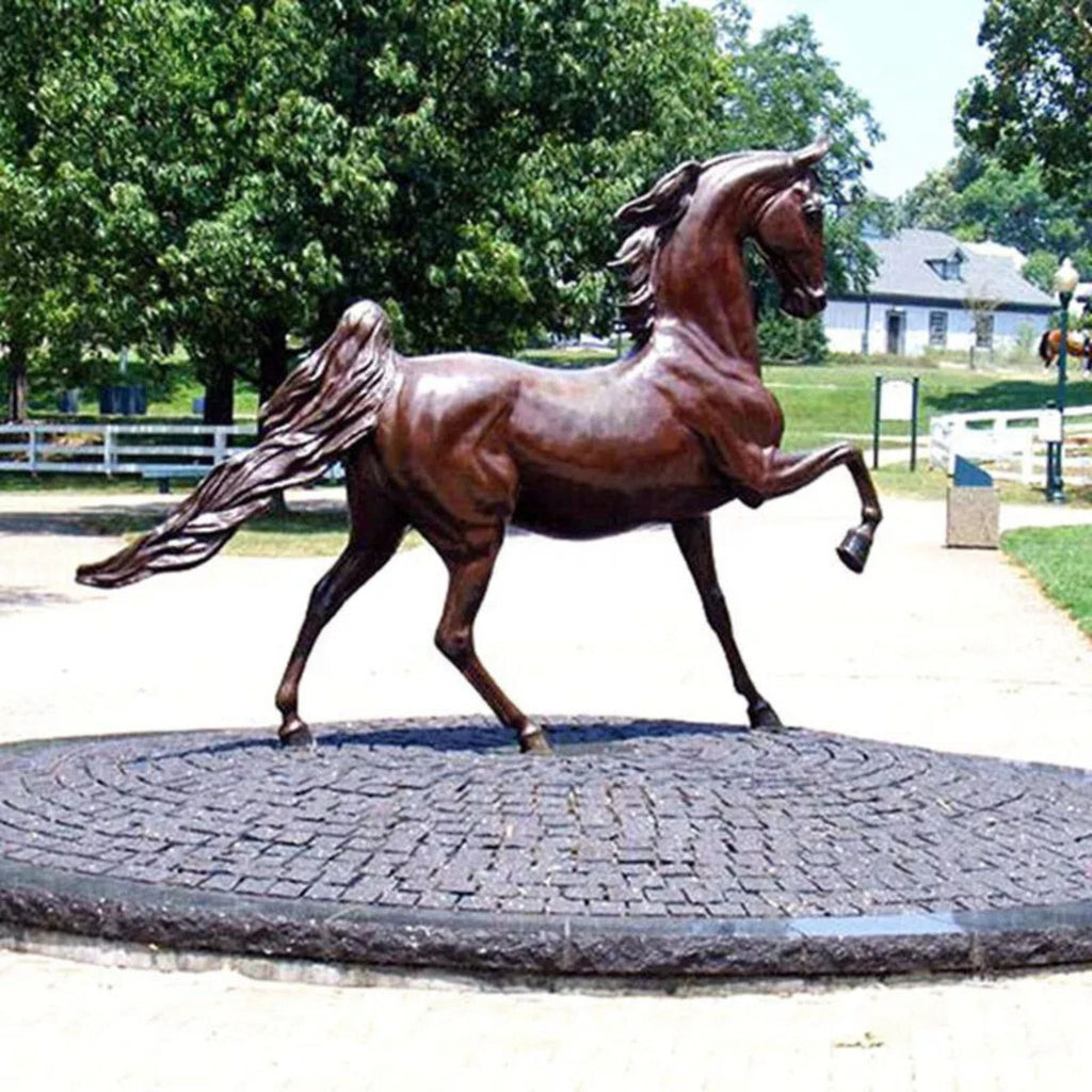 Bronze Saddlebred Horse Statue