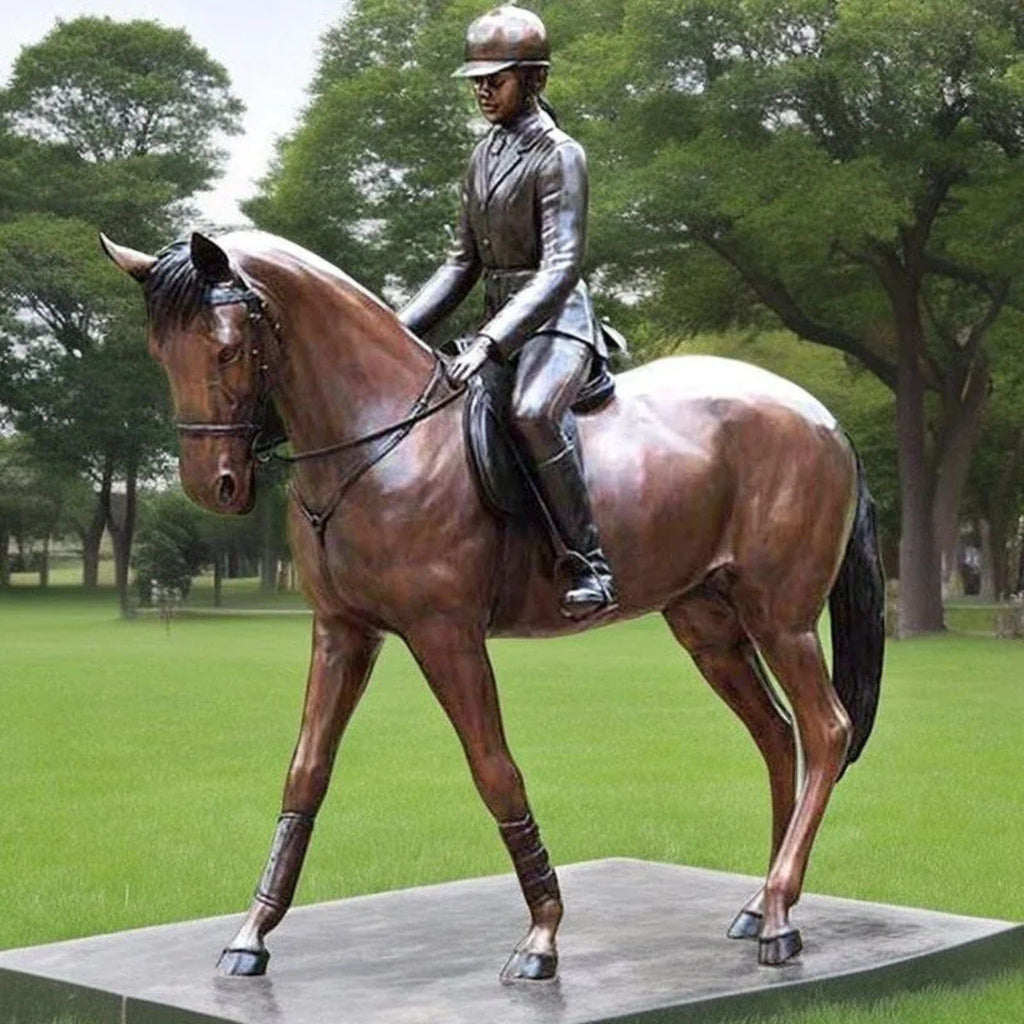 Bronze Equestrian Statue