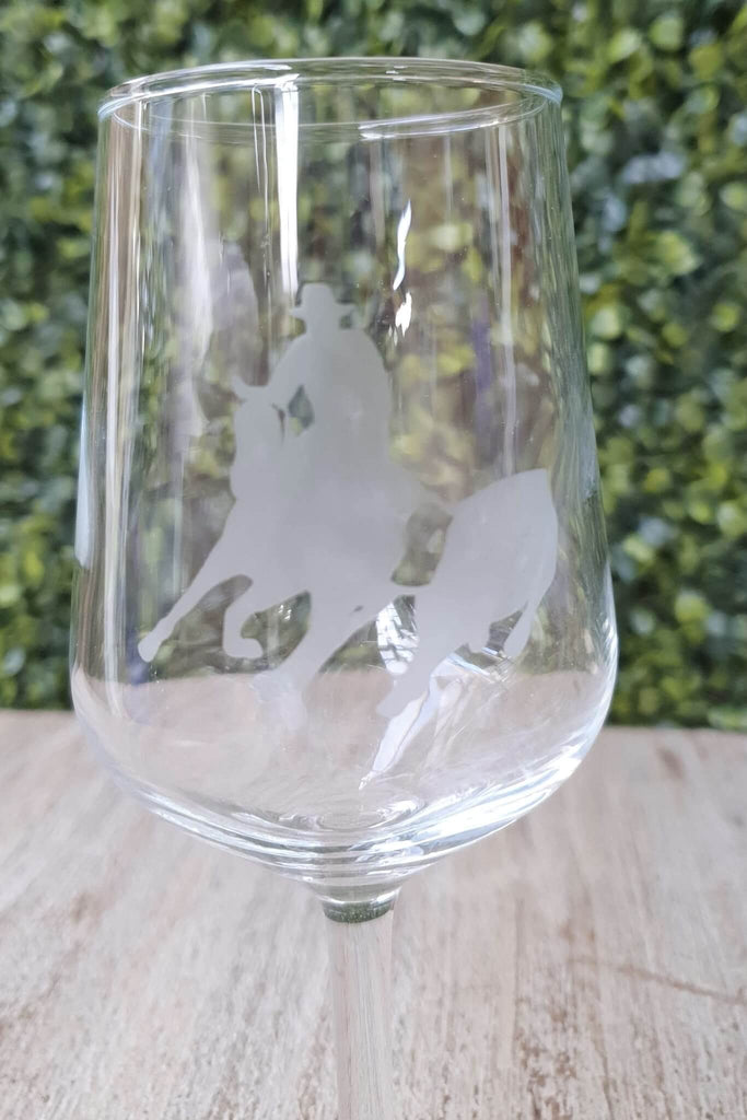 Campdrafting Wine Glasses