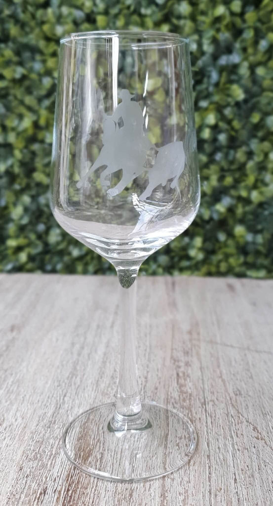 Campdrafting Wine Glasses