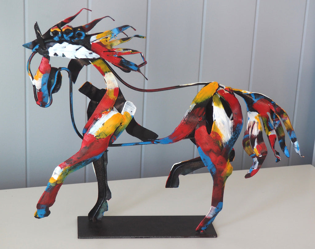 Cantering Horse Sculpture