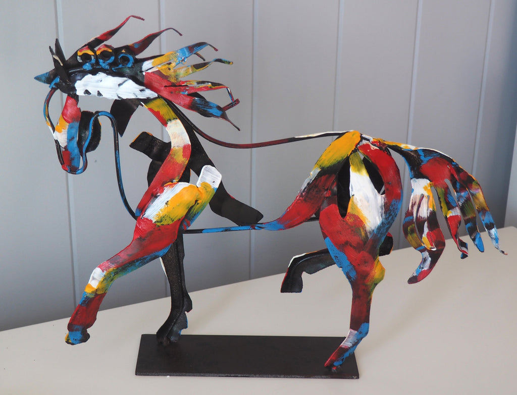 Cantering Horse Sculpture