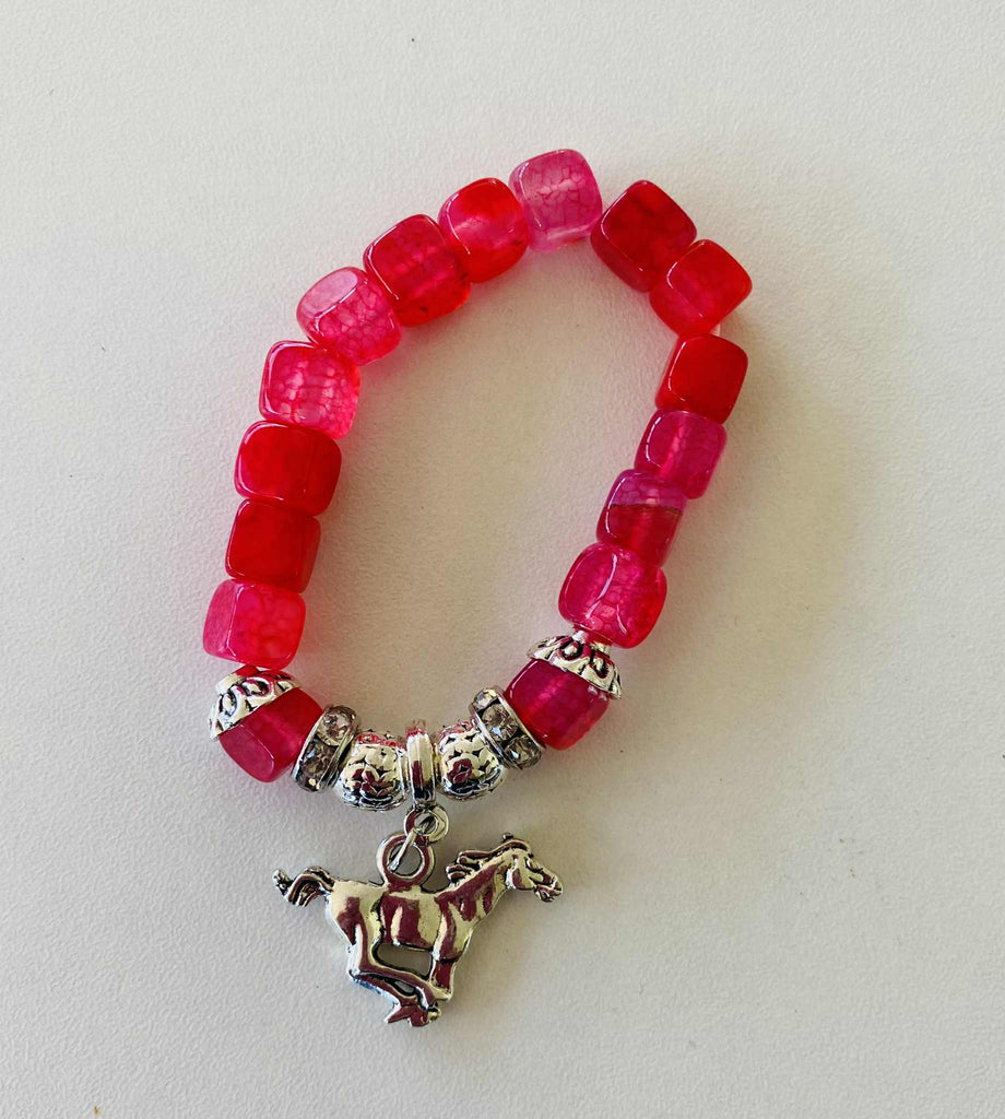 Children's Pink Stone Bracelet