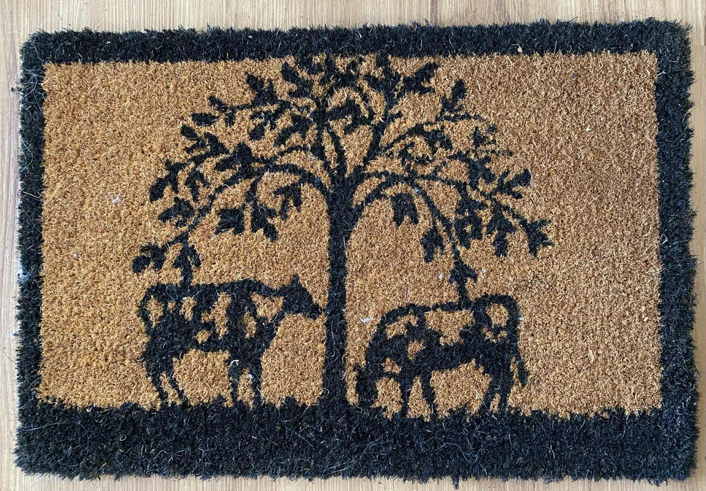 Cows Grazing Door Mat