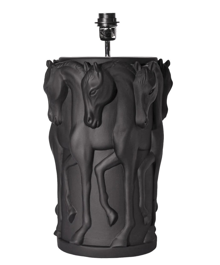 Dancing Horse Lamp - Black