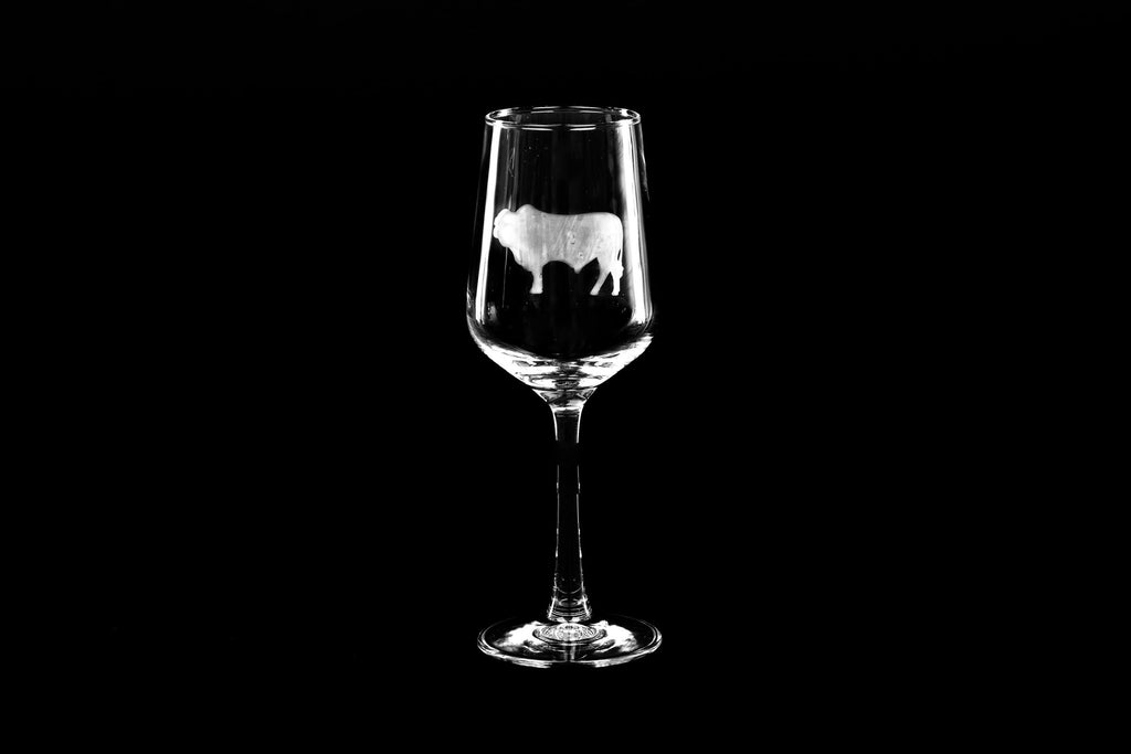 Droughtmaster Wine Glass