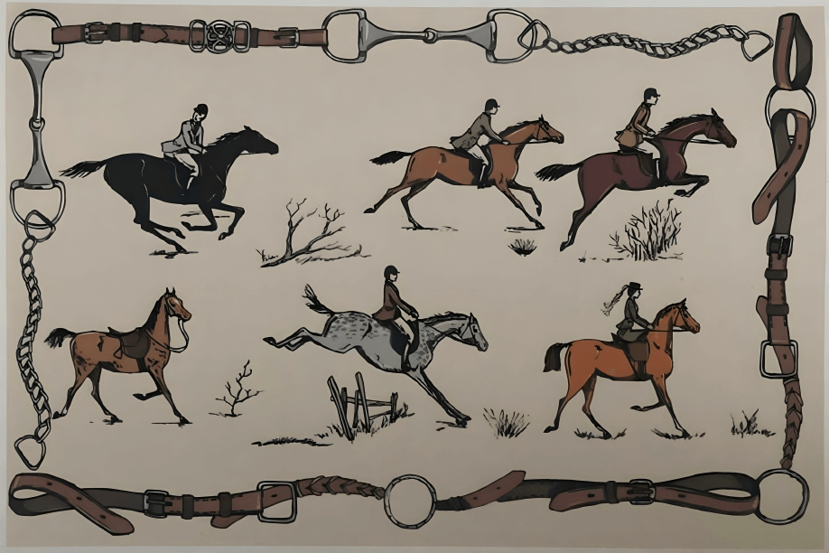 Equestrian Medley Placemat Pads