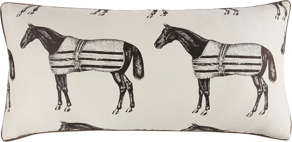 Equestrian Jacquard Cushion Cover