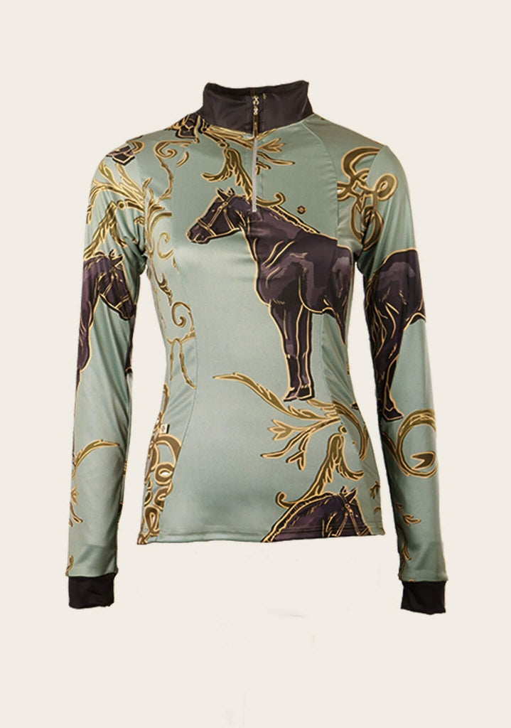 Espoir Grande Horse Quarter Zip Shirt