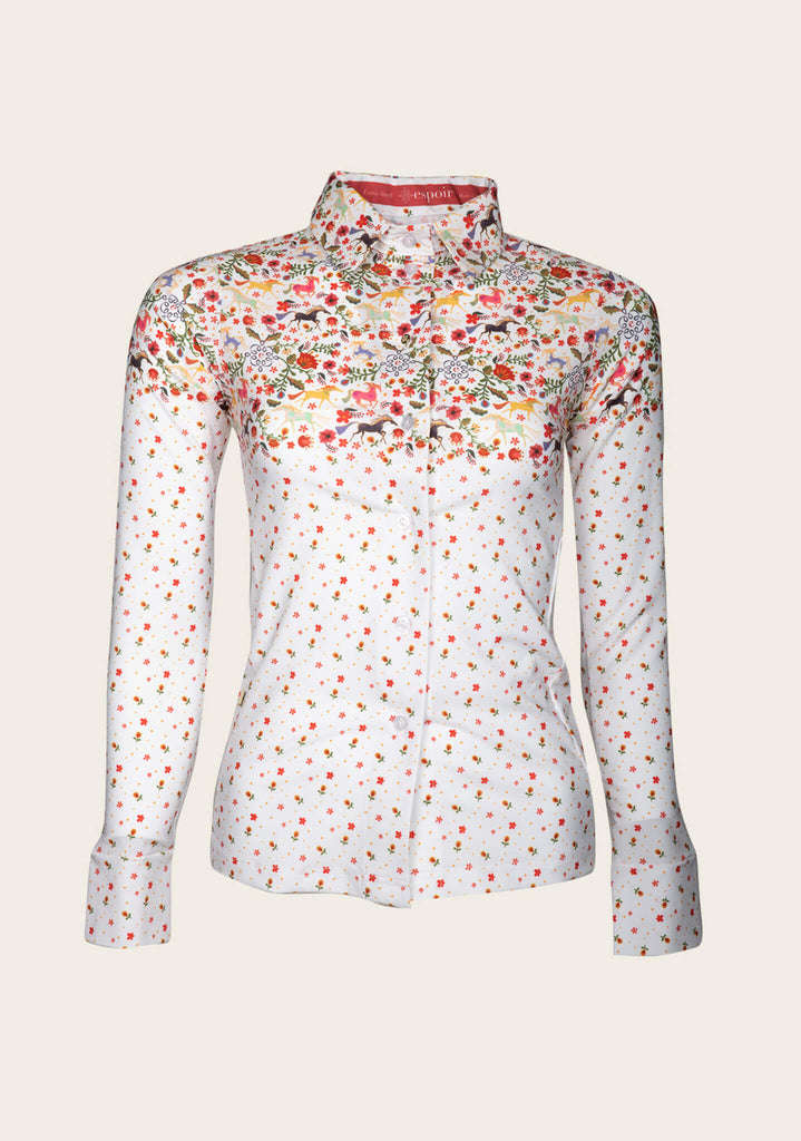 Espoir Joie White Button Shirt