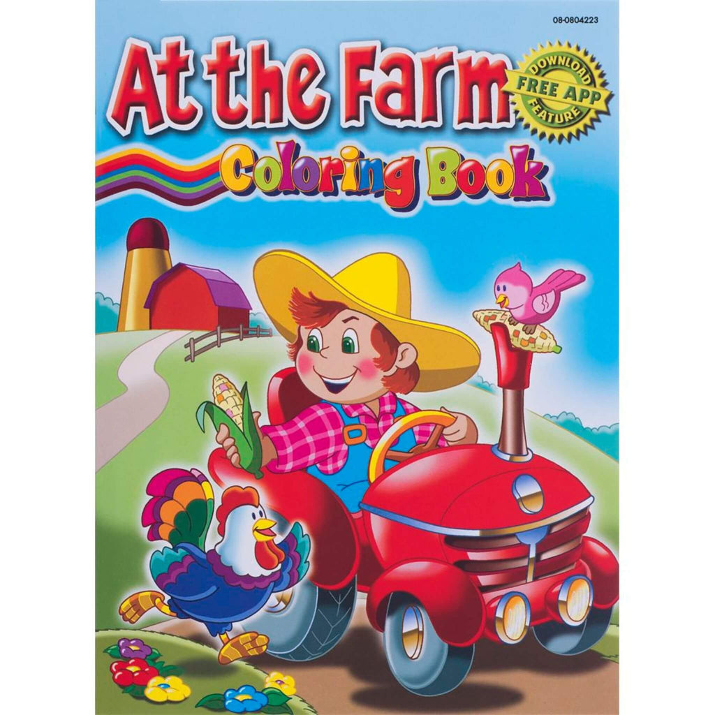 Farm Yard Kids Colouring Book