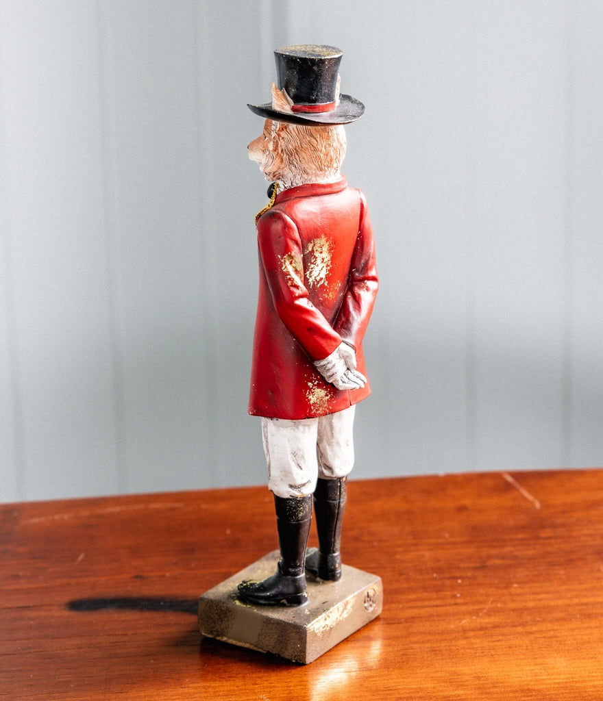 Dapper Hunting Fox Statue