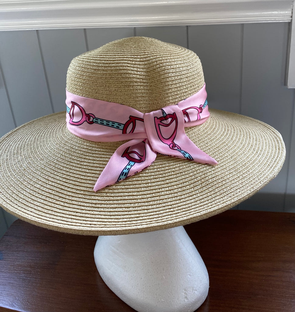 Pink Stirrups Summer Hat