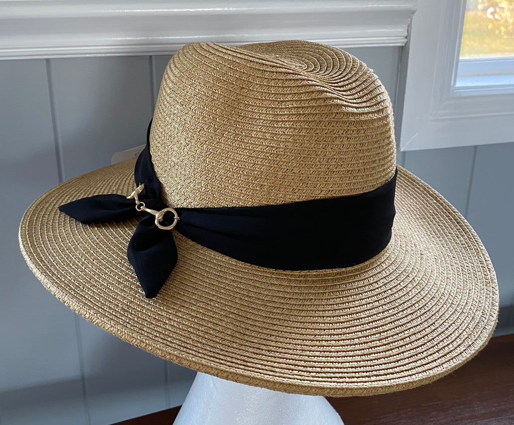 Gold Snaffle Summer Hat