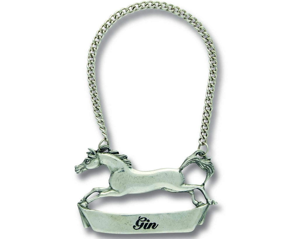 Galloping Horse Decanter Tags