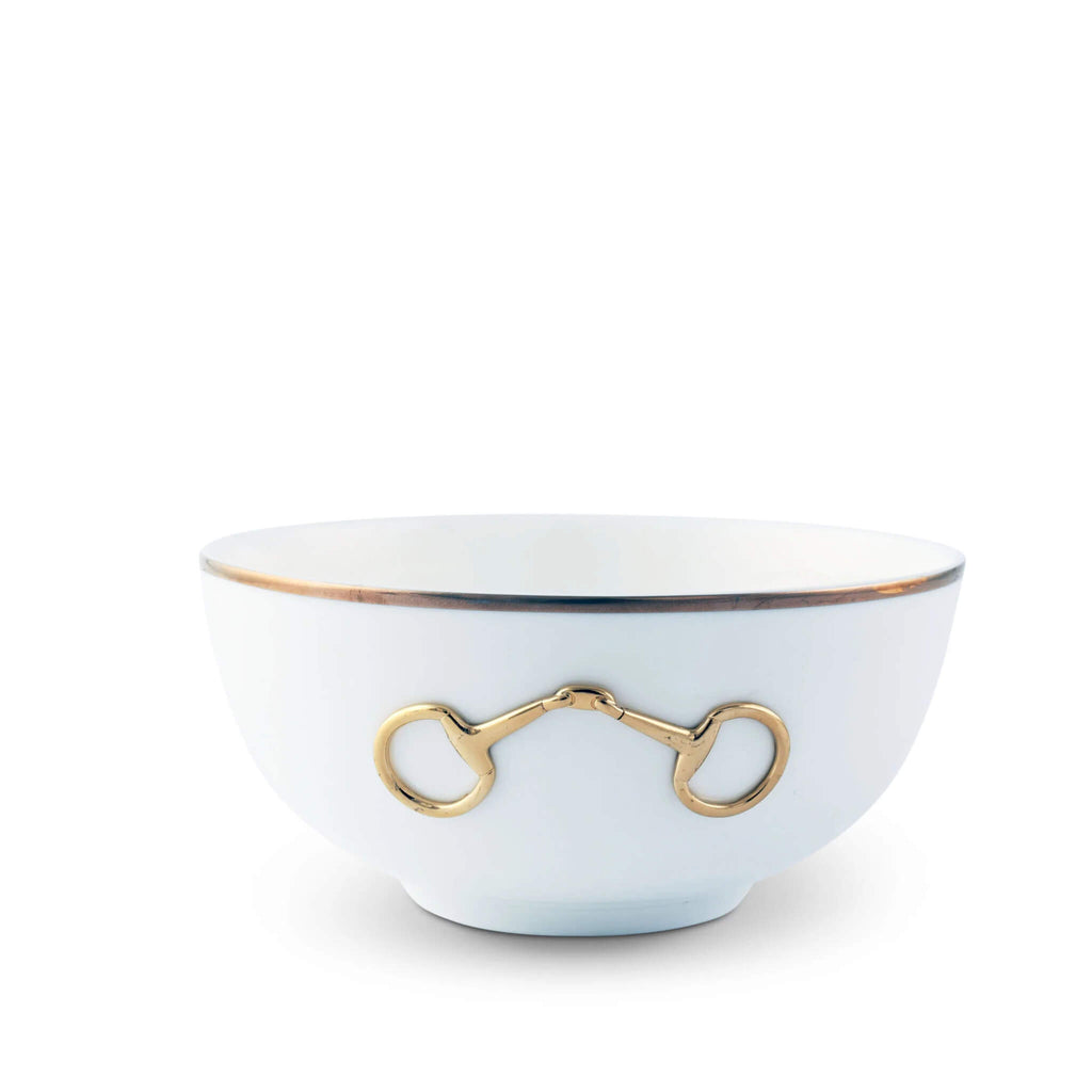 Gold Bit Fine Bone China Bowl