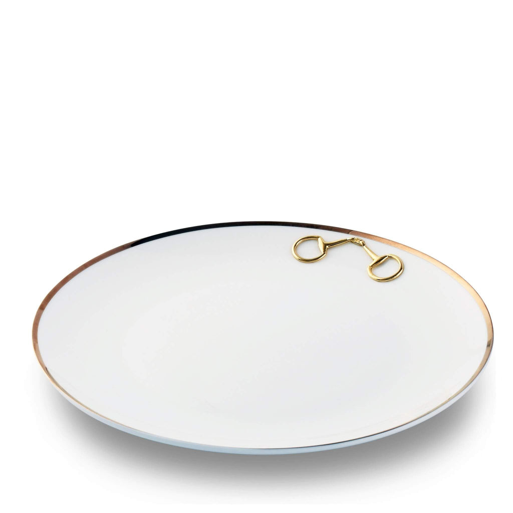 Gold Bit Fine Bone China Dinner Plate