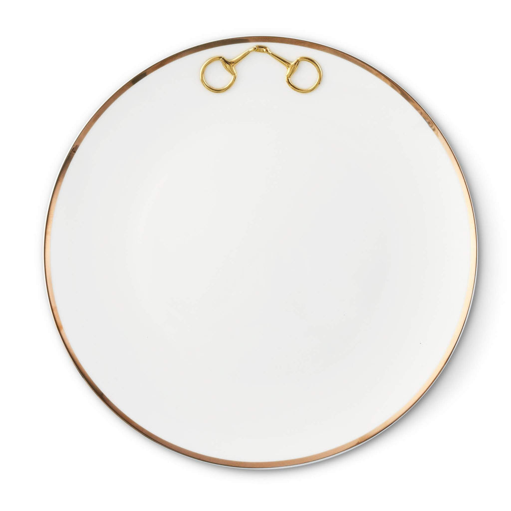 Gold Bit Fine Bone China Dinner Plate