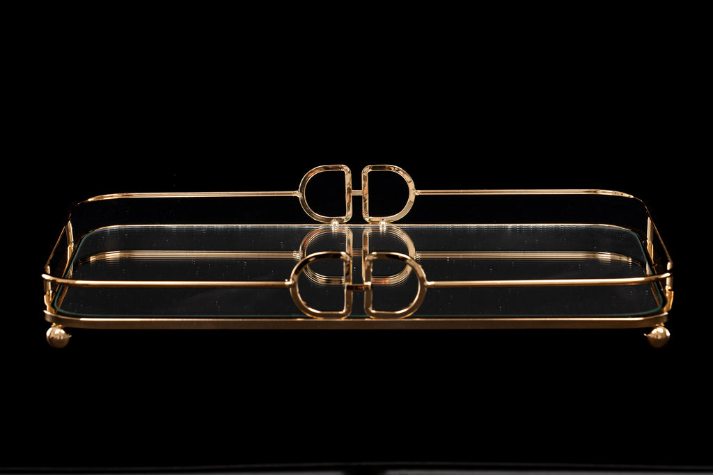 Gold Rectangle D Bit Tray