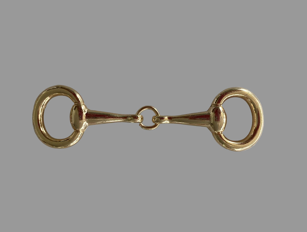 Gold Snaffle Bit Hardware