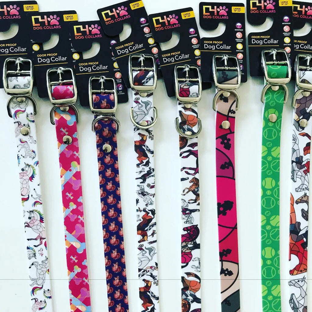 C4 Dog Collar - Horse On The Loose Eventing