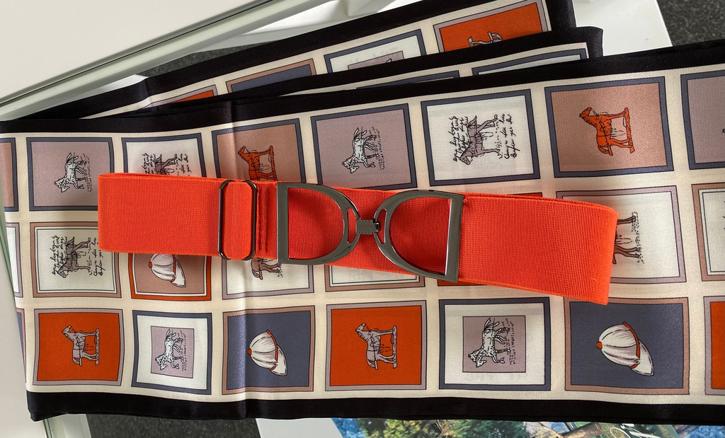 Halloween Stirrup Belt -Gun Metal  Grey  Stirrup