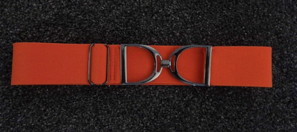 Halloween Stirrup Belt -Gun Metal  Grey  Stirrup