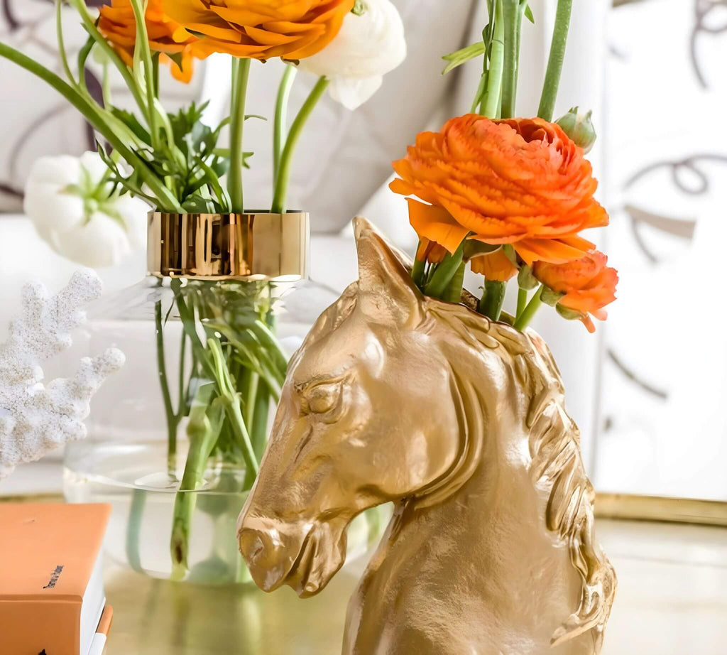 Horse Head Vase