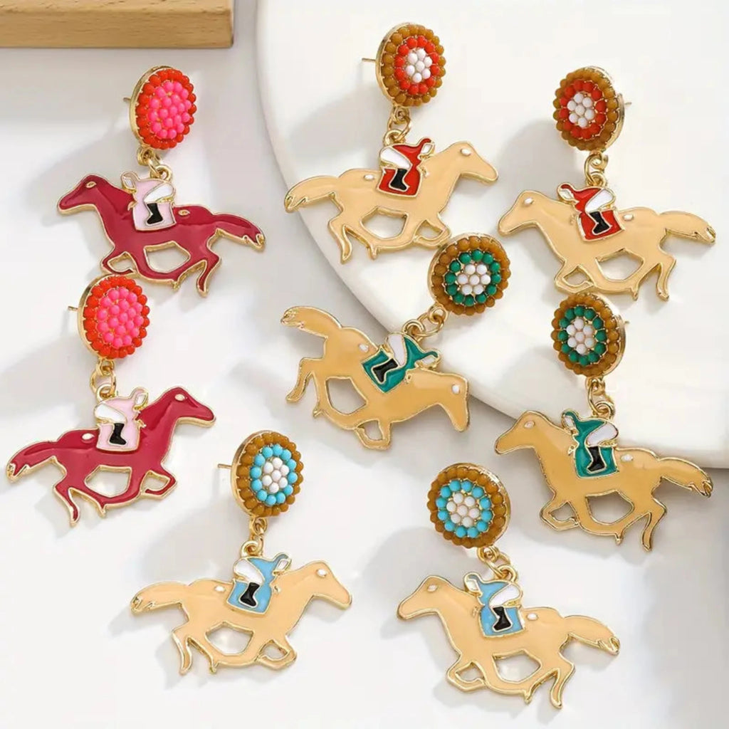 Horse Racing Earring