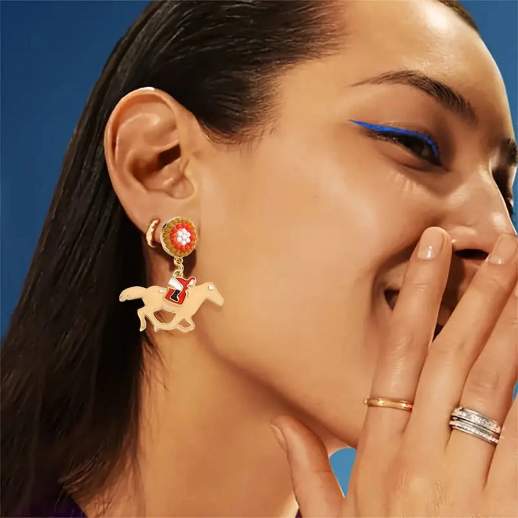 Horse Racing Earring